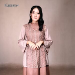 PERENGAN  2IN1 DRESS by Fliessen.gallery - Gaun Wanita Katun Madinah